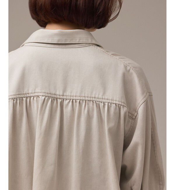 GRACE CONTINENTAL「ツイルハーフスリーブシャツ」|シャツ・ブラウス|