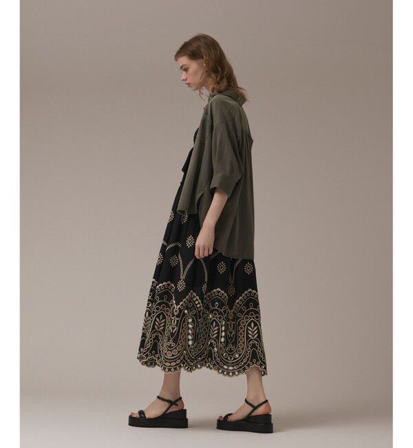 GRACE CONTINENTAL「ツイルハーフスリーブシャツ」|シャツ・ブラウス|