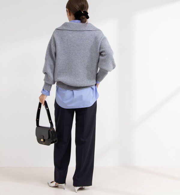 NOLLEY'S sophi「《セットアップ対応》ウール混ウォッシャブルワイドパンツ」|その他|