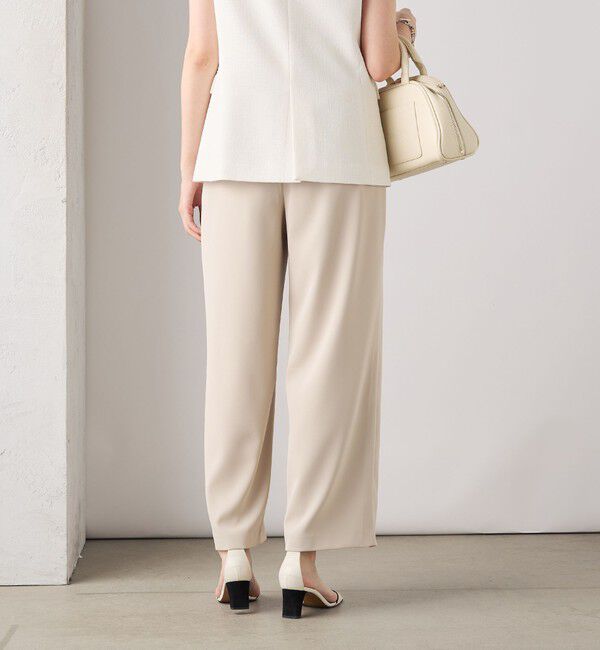 NOLLEY'S sophi「【追加】《オールシーズン対応》ウォッシャブルダブルクロスサテンイージーワイドパンツ」|その他|