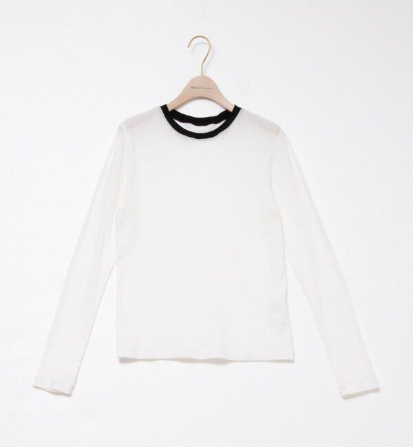 NOLLEY'S sophi「シアー配色トリミングロンT」|Tシャツ・カットソー|