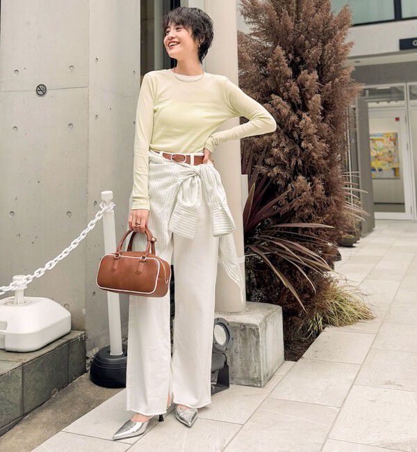 NOLLEY'S sophi「シアー配色トリミングロンT」|Tシャツ・カットソー|