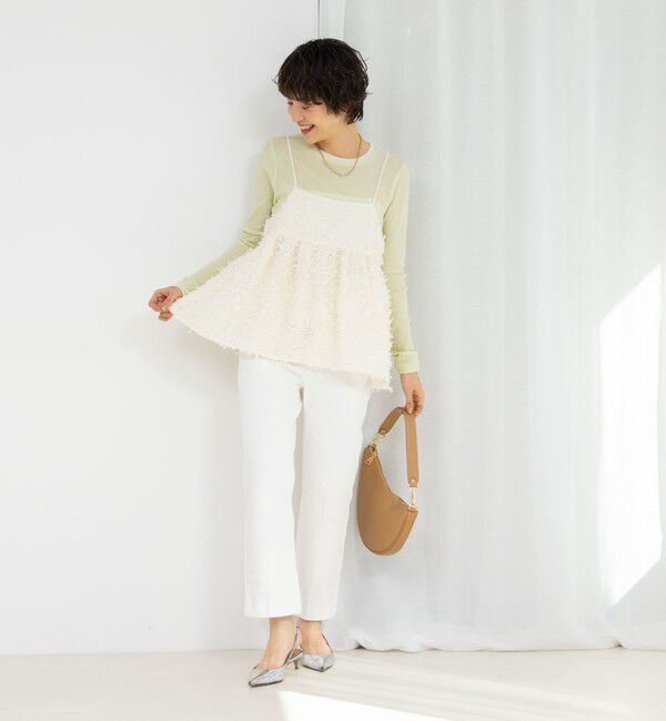 NOLLEY'S sophi「シアー配色トリミングロンT」|Tシャツ・カットソー|