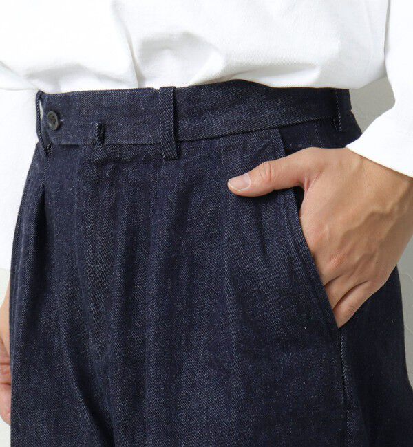 WORK ABOUT「NSOK デニム2タックワイドパンツ 25SS」|デニム|