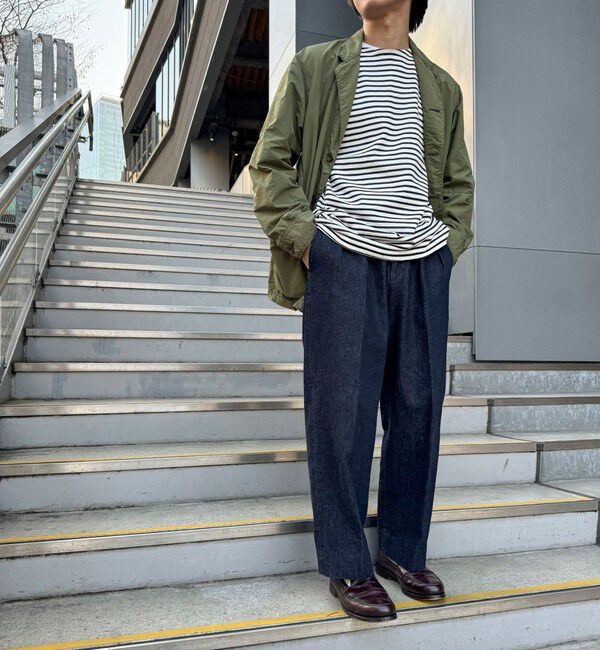 WORK ABOUT「NSOK デニム2タックワイドパンツ 25SS」|デニム|