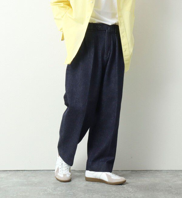 WORK ABOUT「NSOK デニム2タックワイドパンツ 25SS」|デニム|