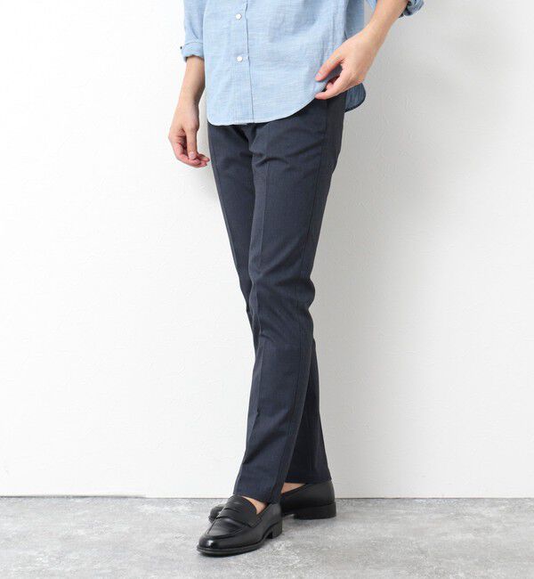 NOLLEY'S goodman「《ビジカジ対応》綿麻COOLMAX スリムフィットパンツ 25SS」|チノ|