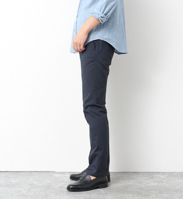 NOLLEY'S goodman「《ビジカジ対応》綿麻COOLMAX スリムフィットパンツ 25SS」|チノ|