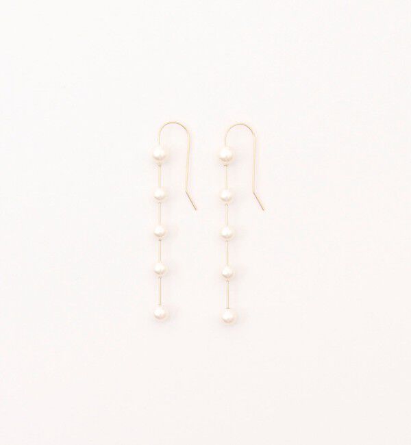 grace grace「【grace grace/グラスグラス】シェルパールスキップピアス」|ピアス|