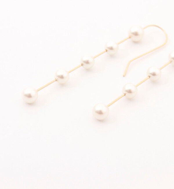 grace grace「【grace grace/グラスグラス】シェルパールスキップピアス」|ピアス|