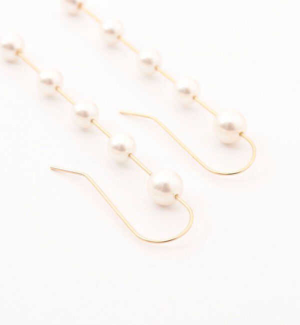 grace grace「【grace grace/グラスグラス】シェルパールスキップピアス」|ピアス|