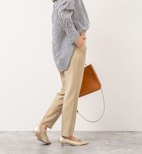 NOLLEY'S sophi「《セットアップ対応》ウォッシャブルツイルテーパードパンツ」|その他|