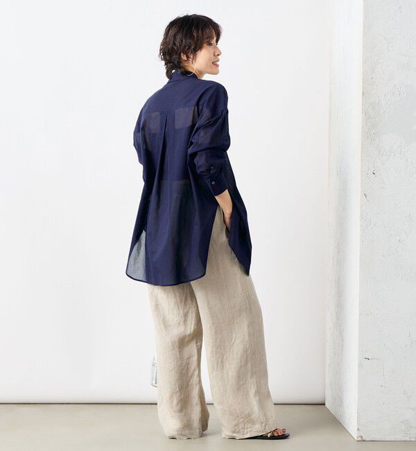 NOLLEY'S「◇【WEB限定】MY STANDARD シアーシャツ」|シャツ・ブラウス|