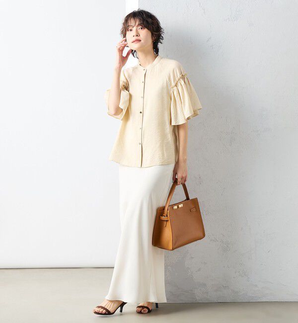 NOLLEY'S sophi「シアーフレアスリーブブラウス」|シャツ・ブラウス|