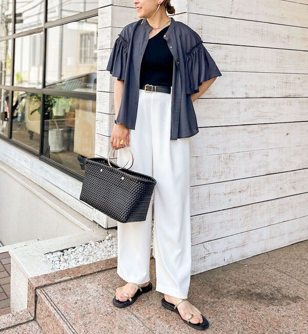 NOLLEY'S sophi「シアーフレアスリーブブラウス」|シャツ・ブラウス|