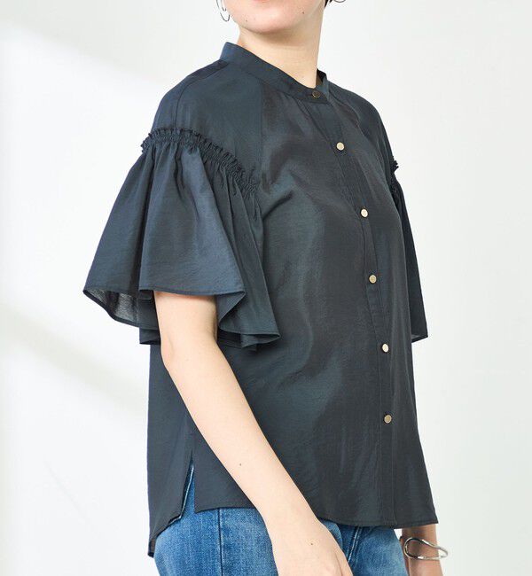 NOLLEY'S sophi「シアーフレアスリーブブラウス」|シャツ・ブラウス|