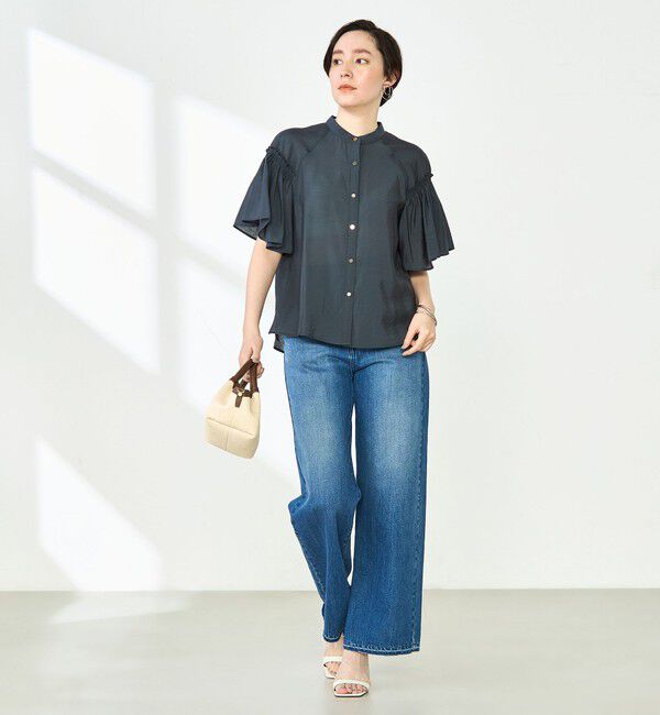 NOLLEY'S sophi「シアーフレアスリーブブラウス」|シャツ・ブラウス|