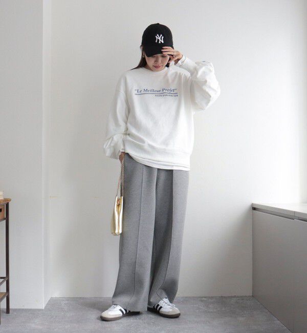 fredy emue「ハート刺繍ボリューム裏毛プルオーバー」|スウェット・ジャージ|