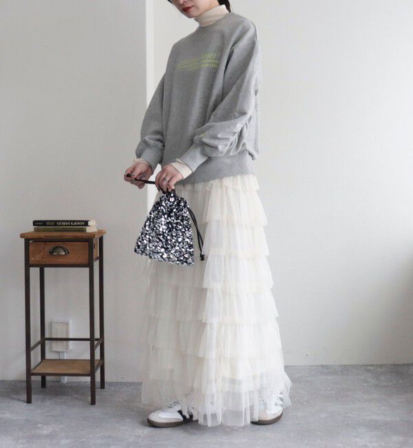 fredy emue「ハート刺繍ボリューム裏毛プルオーバー」|スウェット・ジャージ|