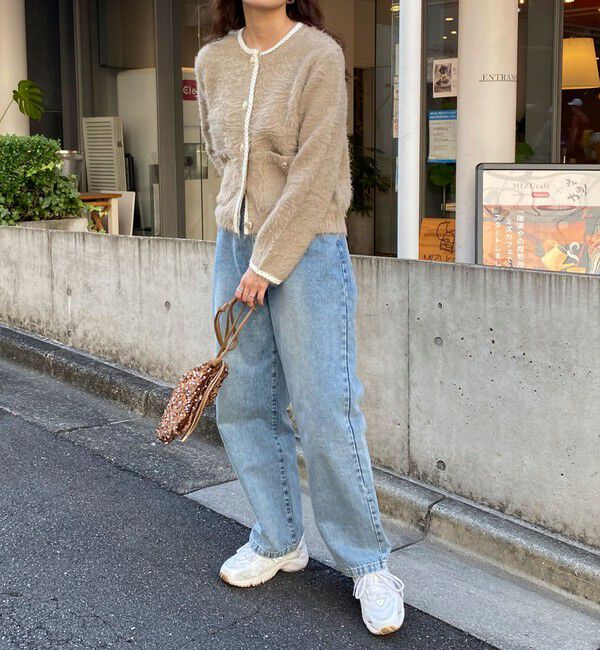 fredy emue「シャギーポケ付きジャケットカーディガン」|カーディガン|