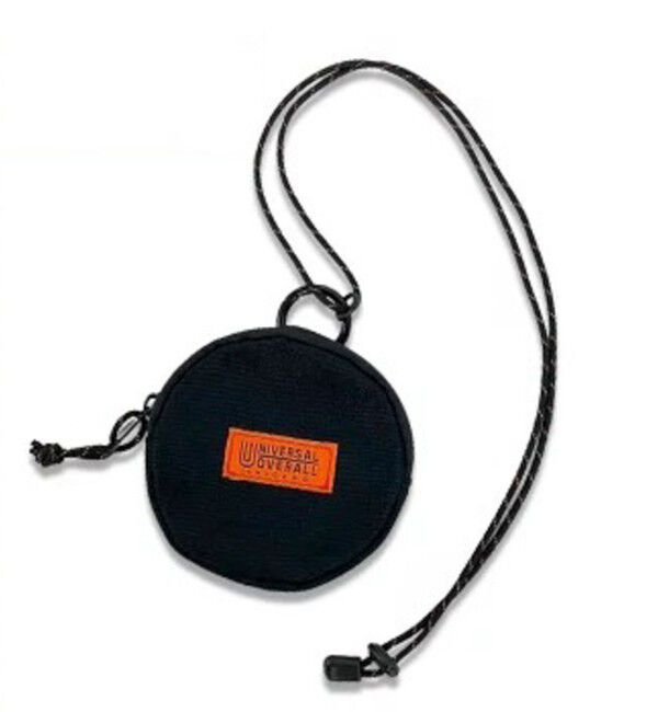 GLOSTER「【UNIVERSAL OVERALL】サークルネックポーチ コインケース マルチポーチ」|コインケース|ブラック