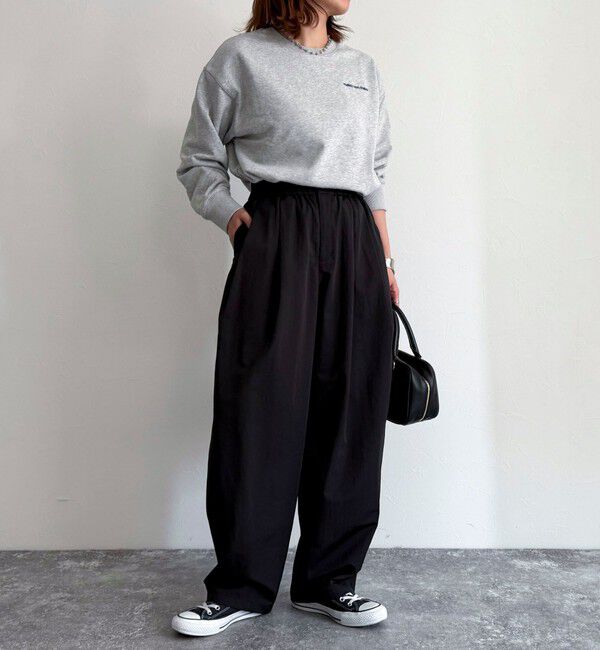 fredy emue「ナイロンギャザータックパンツ」|チノ|