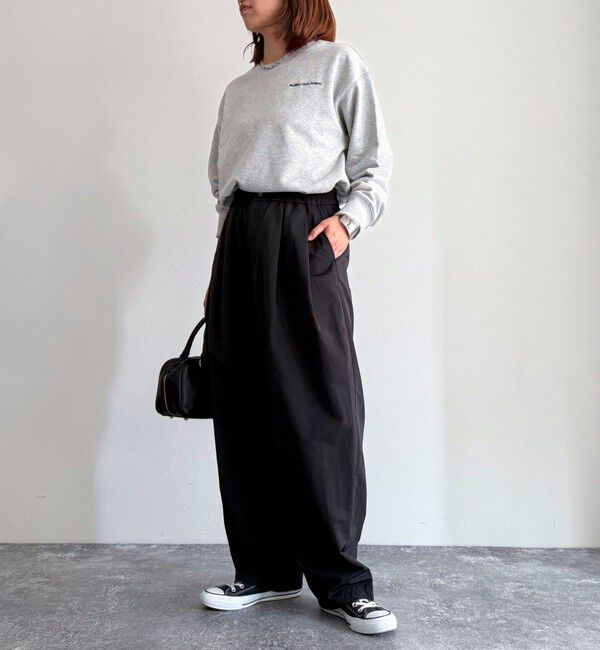 fredy emue「ナイロンギャザータックパンツ」|チノ|