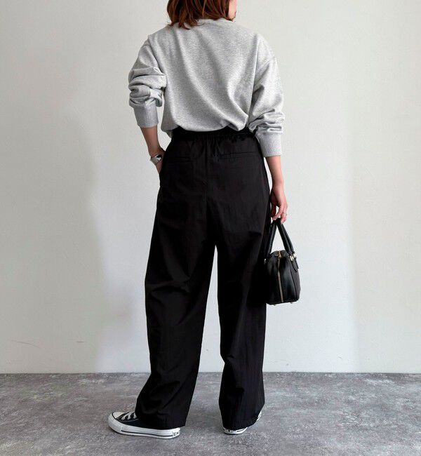 fredy emue「ナイロンギャザータックパンツ」|チノ|