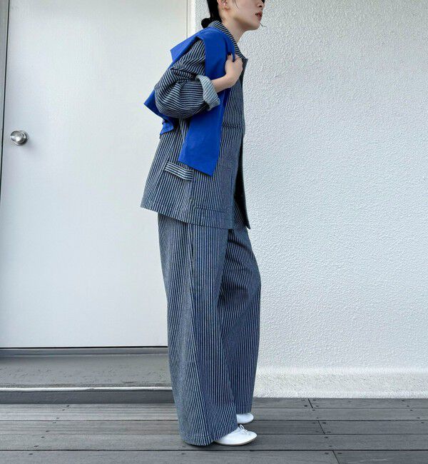 fredy emue「【GEVACO/ゲバコ】《セットアップ対応》タックロングパンツ」|チノ|