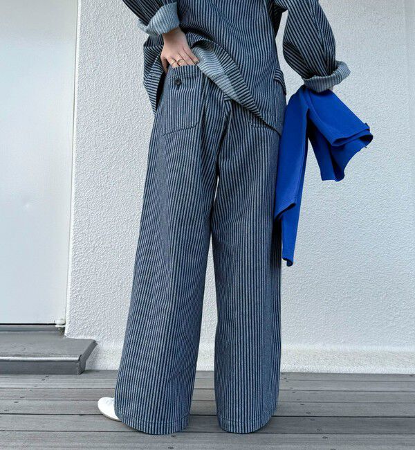 fredy emue「【GEVACO/ゲバコ】《セットアップ対応》タックロングパンツ」|チノ|