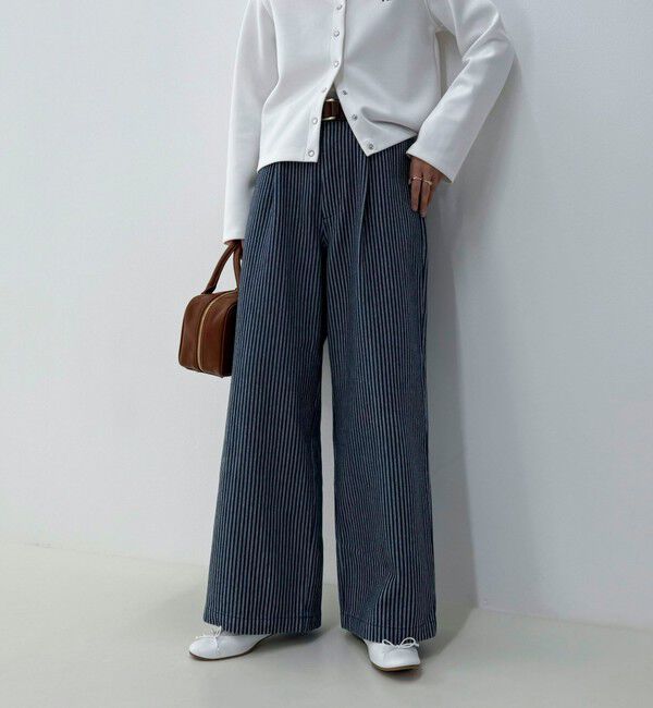 fredy emue「【GEVACO/ゲバコ】《セットアップ対応》タックロングパンツ」|チノ|