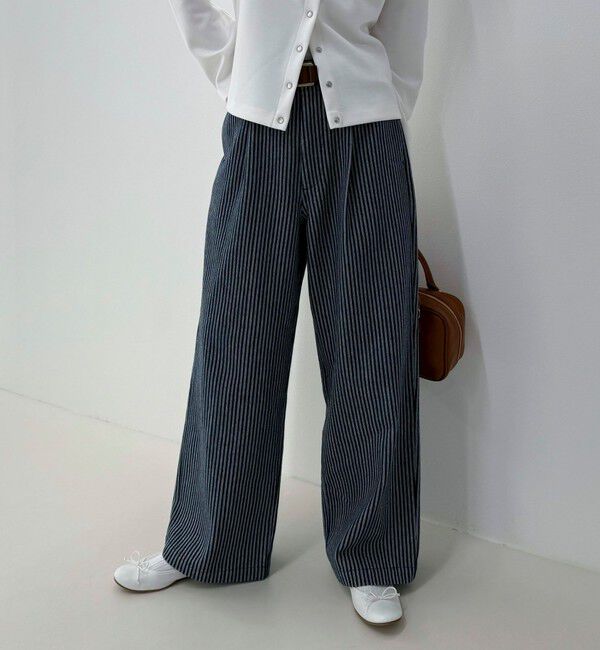 fredy emue「【GEVACO/ゲバコ】《セットアップ対応》タックロングパンツ」|チノ|