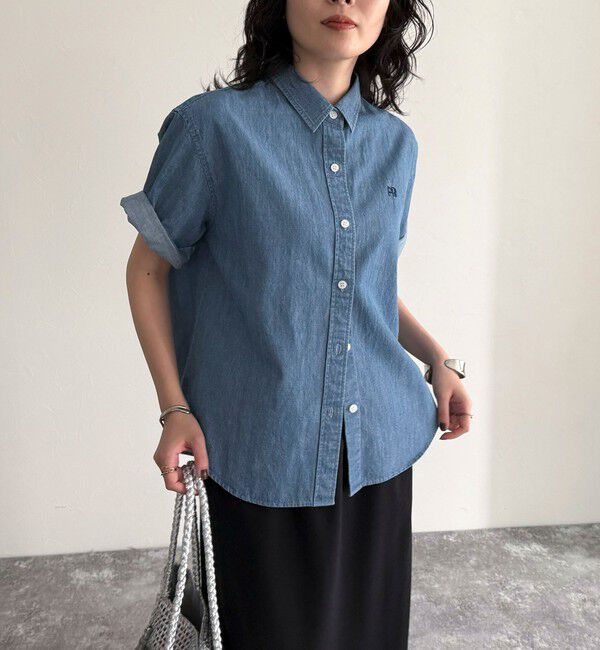 fredy emue「FR刺繍半袖シャツ」|シャツ・ブラウス|