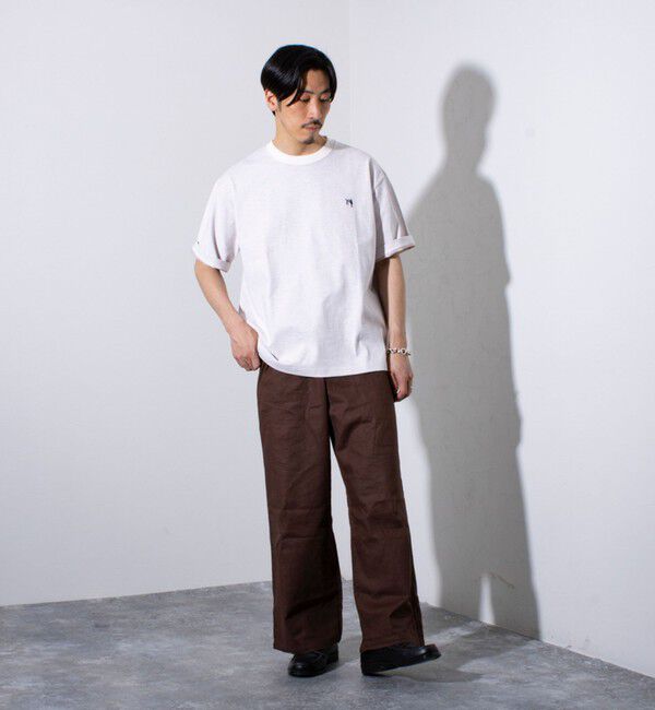 GLOSTER「【GLOSTER/グロスター】BOY BACK FANCY 裏地配色 ショートスリーブTシャツ」|Tシャツ・カットソー|