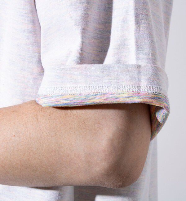 GLOSTER「【GLOSTER/グロスター】BOY BACK FANCY 裏地配色 ショートスリーブTシャツ」|Tシャツ・カットソー|