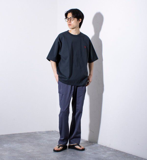 GLOSTER「【GLOSTER/グロスター】BOY BACK FANCY 裏地配色 ショートスリーブTシャツ」|Tシャツ・カットソー|