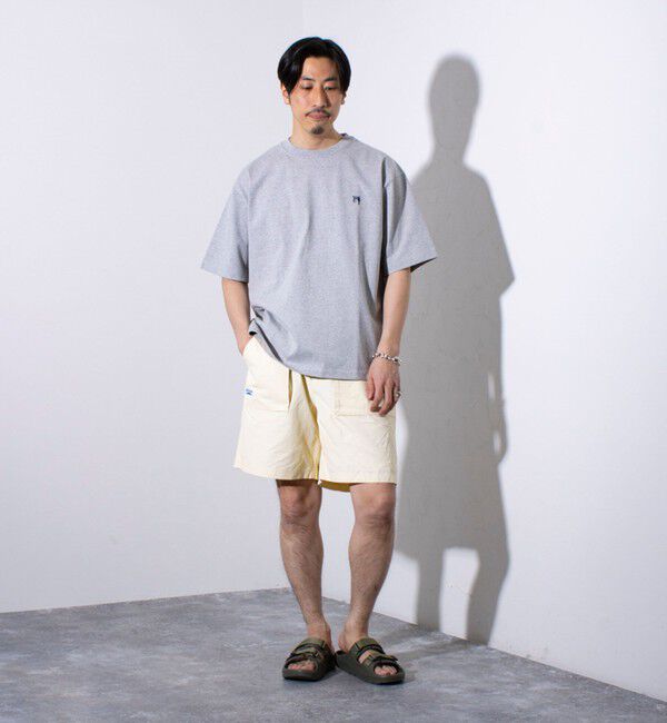 GLOSTER「【GLOSTER/グロスター】BOY BACK FANCY 裏地配色 ショートスリーブTシャツ」|Tシャツ・カットソー|