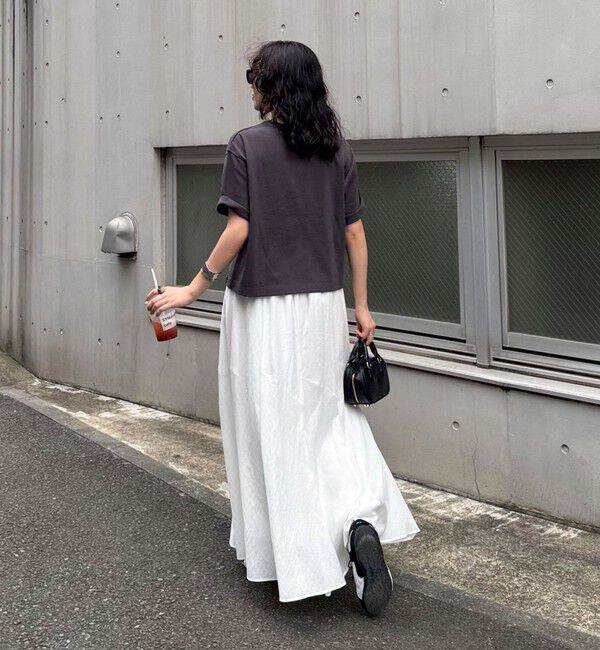 fredy emue「ニュアンスギャザーフレアースカート」|フレア|