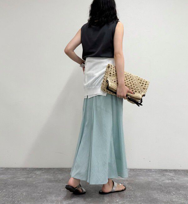 fredy emue「ニュアンスギャザーフレアースカート」|フレア|