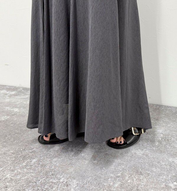 fredy emue「ニュアンスギャザーフレアースカート」|フレア|