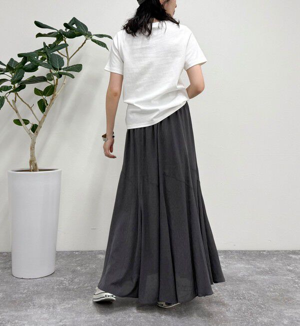 fredy emue「ニュアンスギャザーフレアースカート」|フレア|