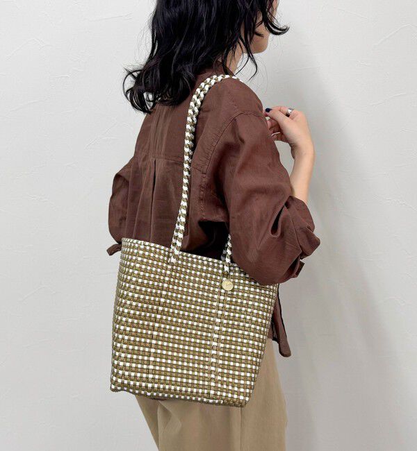 fredy emue「【Letra/レトラ】メルカドボックスロングハンドルバッグ」|かごバッグ|