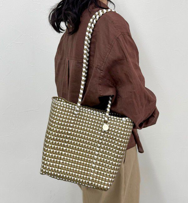 fredy emue「【Letra/レトラ】メルカドボックスロングハンドルバッグ」|かごバッグ|