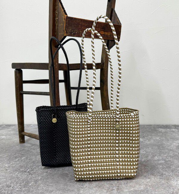 fredy emue「【Letra/レトラ】メルカドボックスロングハンドルバッグ」|かごバッグ|