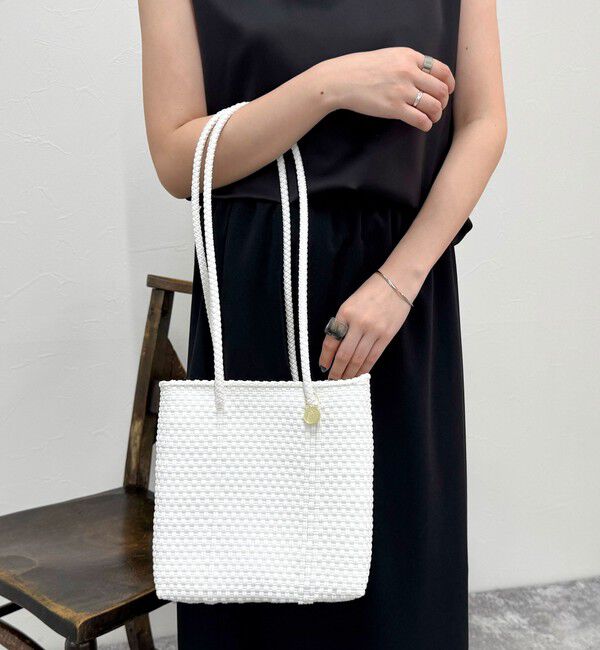 fredy emue「【Letra/レトラ】メルカドボックスロングハンドルバッグ」|かごバッグ|