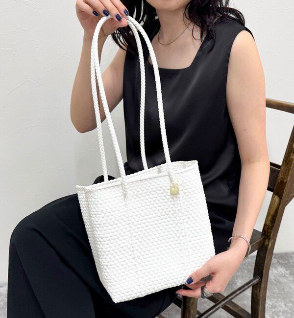 fredy emue「【Letra/レトラ】メルカドボックスロングハンドルバッグ」|かごバッグ|