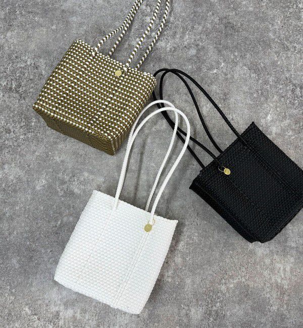 fredy emue「【Letra/レトラ】メルカドボックスロングハンドルバッグ」|かごバッグ|