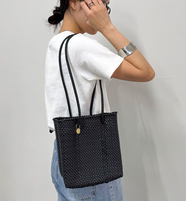 fredy emue「【Letra/レトラ】メルカドボックスロングハンドルバッグ」|かごバッグ|