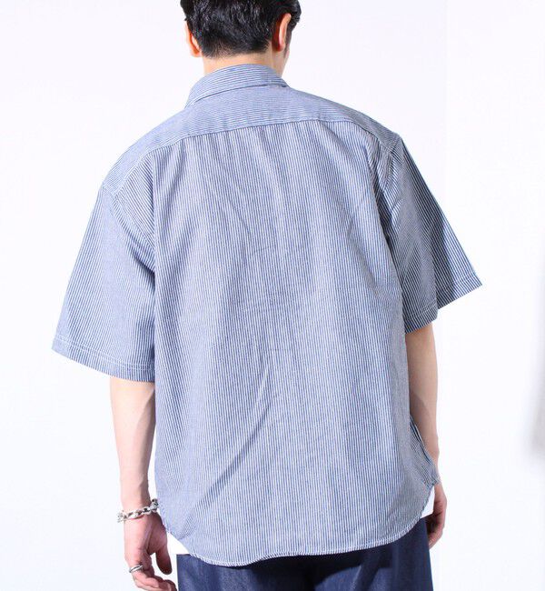 FREDY MAC「【FREDYMAC/フレディマック】ヒッコリーシャツ ショートスリーブ ストライプシャツ」|シャツ・ブラウス|