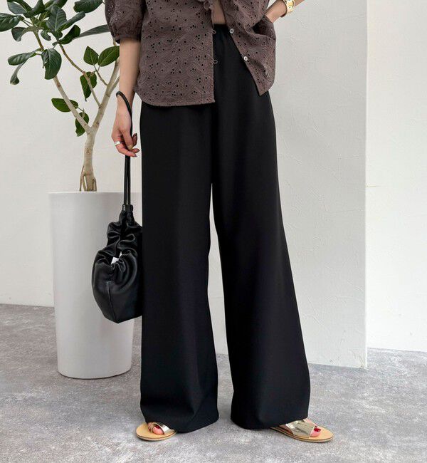 fredy emue「ミニマルリラックスイージーパンツ」|チノ|